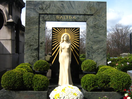 Il cimitero monumentale di Monmartre. Qui sono sepolti illustri personaggi. Quando ho scoperto che c'era anche Dalidà m'ha preso una tristezza. Ricordo ancora la sua canzone 'Bang-bang'.
